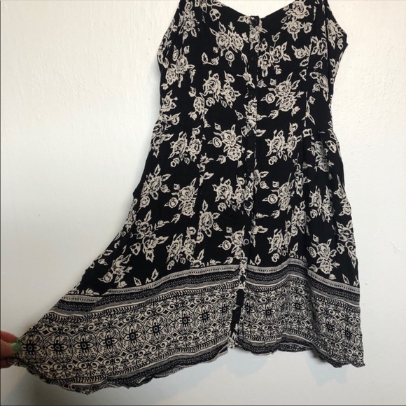 Volcom Black Floral Dress - Picture 2 of 6